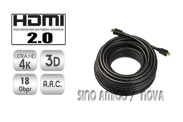 Cáp HDMI 2.0 dài 25m SinoAmigo cao cấp SN-31011 siêu nét, hỗ trợ 4k